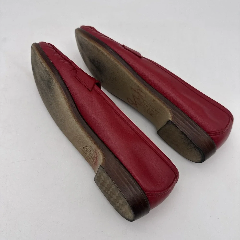 SAS Tri-pad‎ Comfort Red Leather Loafer  Size 8.5 S D2 Model 172679